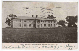 Dairy Building University Missouri Columbia MO 1907 postcard - $6.44