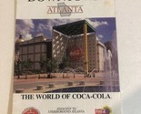 Vintage The World Of Coca Cola Map Atlanta Olympic City Box3 - $7.91