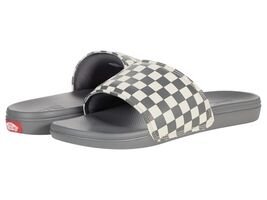 Vans Men La Costa Slide On Checkerboard VN0A5HF588H Oatmeal/Pewter Size 9 - $29.70
