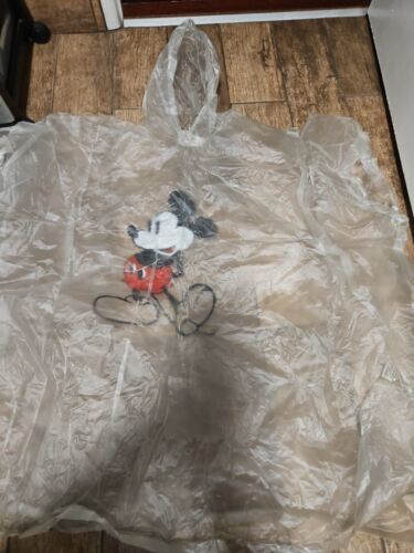 Mickey Mouse Disney Plastic Poncho, One Size Adults - $14.84
