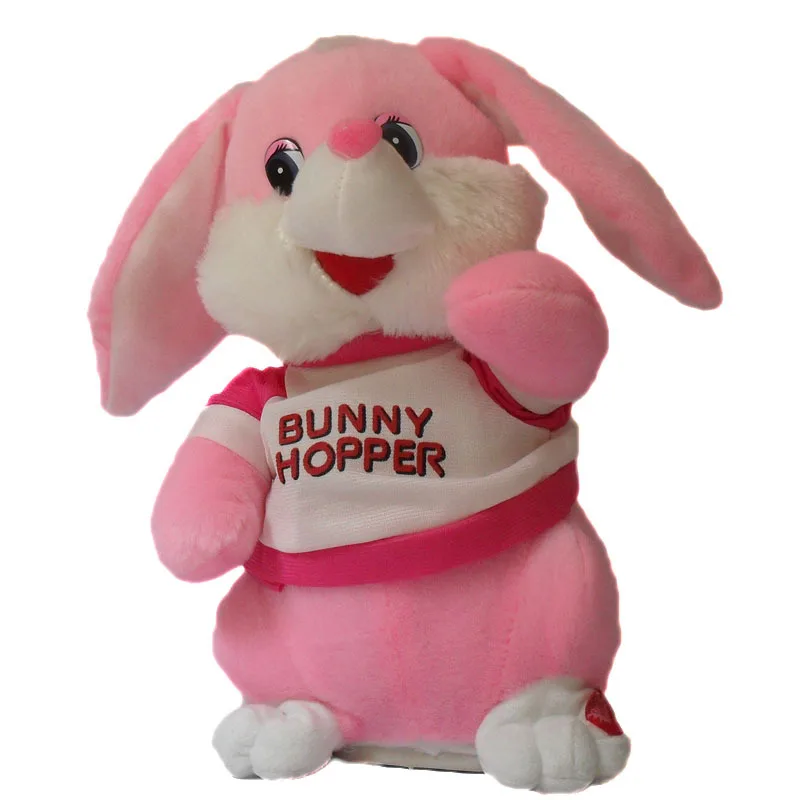 Robot Rabbit Sing Dance Electronic Plush Bunny Toy Shake Ears Funny Electric - £39.24 GBP