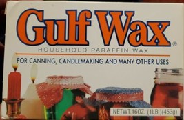 Gulf Wax Household Paraffin Wax - 1 lb. NEW! - £7.64 GBP