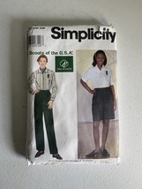 Simplicity 7778 R5 Girl Scouts Uniform Pattern Plus Size 20W–28W - $15.10