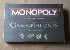 Monopoly - Game of Thrones Collector&#39;s Edition 2015 HBO Hasbro - £19.02 GBP