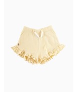 Polo Ralph Lauren Girls Frill Shorts Yellow ( XL / 16 ) - $44.52