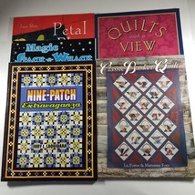 American Quilter&#39;s Society Lot of 5 Quilting Books Basket Nine-Patch Flo... - $11.98