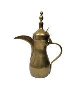 Vintage Antique Brass Middle Eastern Dallah Coffee Pot Turkish Arabic St... - £31.30 GBP