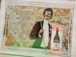 1901 antique ORIG. CASA CODORNIU ART [J. TOBILLA] from PLUMA Y LAPIG MAG - £53.77 GBP