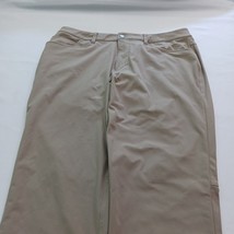 Lululemon Stretch High Rise Women’s Beige/Khaki Pants Measured (37×31) FLAWS image 8