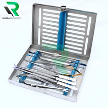   Micro Surgery Dental Soft Tissue Kit Dental Instruments 9 Pcs - £83.20 GBP