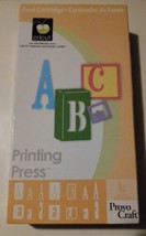 Cricut Cartridge Printing Press Provo Craft Die Cutting Crafting 2006 - $12.86