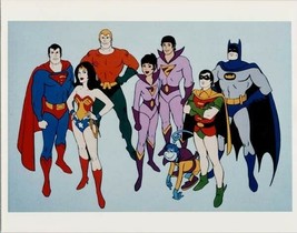 Super Friends Batman Robin Wonder Woman Superman Aquaman Wonder Twins Gleek 8x10 - £11.79 GBP