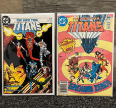 The New Teen Titans v2 #1 &amp; #10 - Lot of 2 (DC Comics 1984) Bagged &amp; Boarded! - £11.18 GBP