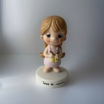 1970 Vintage Kim Casali Love is Expecting Figurine Schmid Pregnancy REPAIRED - $30.99