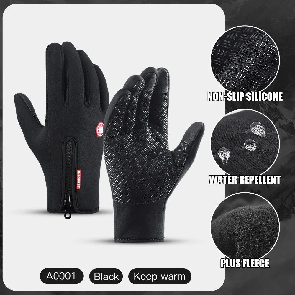 Winter Cycling  Full Finger Waterproof Touch Screen Warm Gloves Men&#39;S And Women&#39; - £91.43 GBP