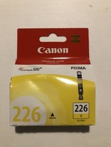 Genuine Canon CLI-226Y Yellow Printer Ink Cartridge (4549B001) New Sealed - $9.49