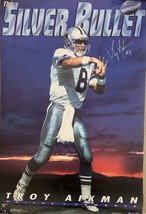 Troy Aikman signed poster. - £240.55 GBP