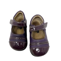 See Kai Run Mary Jane shoes 7 Toddler purple adj strap comfortable leather - £17.85 GBP