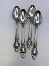 Gorham Stainless Steel MEMENTO 4 x TEASPOONS - £79.00 GBP