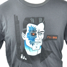 The Terminator Textinator BRB SMS L T-shirt size Large Mens Text Spoof Woot 2009 - £18.06 GBP