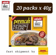 Adabi beef and ribs soup paste 20 packs x 40g  fast shipment by DHL Express - £54.23 GBP