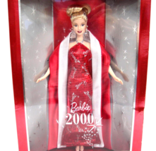 Mattel Barbie Doll Red 2000 Evening Dress and Stole in Box Silver Lettering - £11.09 GBP