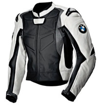 Mens Multicolor BMW Motorcycle Racing Biker Leather Jacket XS-6XL Size Available - £143.87 GBP