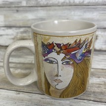 Laurel Burch Coffee Mug-Tearful Crying Woman w/Birds - £14.64 GBP