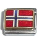 Flag Of Norway Italian Charm - $12.06 CAD
