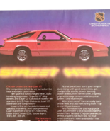 1986 Chrysler Laser XT Car Advertisement Automobilia Street Heat NHL DWF24 - $39.99
