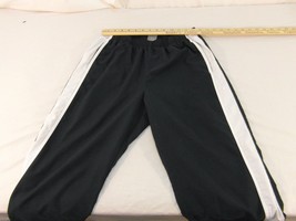 Children Youth Girl's Nike Blue White Striped Capri Workout Track Pants 31007 - $16.40