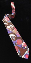 Vintage 1970s Emilio Pucci Psychedelic Art Necktie - £85.95 GBP