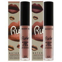 Notorious Rich Long Liquid Lip Color Kit by Rude Cosmetics for Women - 2... - $13.99