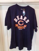 CHICAGO BEARS NFL Team Apparel NAVY T-Shirt Size (LARGE) "BEST DAD 2013"... - $12.13
