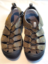 Keen Outdoor Hiking Water Sandals Military Green Waterproof Mens Size 10.5 - £27.30 GBP