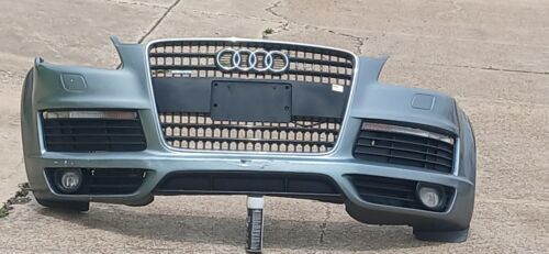 2007-2009 AUDI Q7 S-LINE FRONT BUMPER COMPLETE ASSEMBLY W/GRILLS/ FOG LI... - $1,039.50