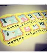 Monthly baby stickers. Duckies Bodysuit month stickers. Ducky, rubberducks - £6.26 GBP