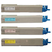 2x NON-OEM Okidata Ink Toner C3300N Replaces 43459304 43459303 43459302 43459301 - £35.38 GBP+