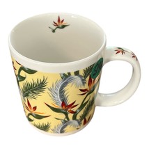 Bird of Paradise Mug Porcelain China Hawaii Tropical Flower Coffee Cup 4... - $12.60