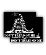 AcidTactical 8&quot; GADSDEN FLAG Vinyl Car Truck Window Don&#39;t Tread on me St... - $9.79