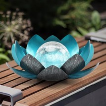 Lotus Solar Lights Outdoor,Solar Led Powered Garden Light Waterproof For Decor T - £41.12 GBP