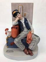 The 12 Norman Rockwell Porcelain Figurines - Asleep on the Job Fast Shipping 1st - £9.69 GBP