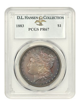 1883 $1 PCGS Proof 67 ex: D.L. Hansen - £15,829.12 GBP