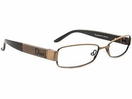 Dior Eyeglasses CD3694 KAK Gold/Brown Rectangular Frame Italy 51[]16 135 - £91.91 GBP