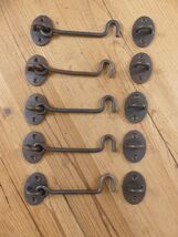 5 Iron Hook & Latch Eye Lock Window Hand Forged Barn Cabin Door **SOME R... - €24,23 EUR 5 Iron Hook & Latch Eye Lock Window Hand Forged Barn Cabin Door **SOME R... - €24,23 EUR