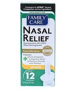 Nasal Relief Spray, Pump Mist, Anti-drip, Severe Congestion, (Oxymetazol... - £13.00 GBP