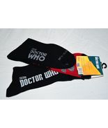 DOCTOR WHO WEEPING ANGELS 2 PAIR PACK OF CREW SOCKS sz 9-13 Rare w5a - $394.80 MXN