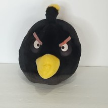 Angry Birds 10&quot; Black Bomb Bird Stuffed Animal Plush No Sound - £19.60 GBP