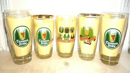 4 VEB Hildburghausen +1990 Tannen Brau East German Beer Glasses - $14.95