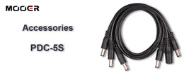 Mooer PDC-5S 5-Way Straight Angle Shape Power Supply Daisy Chain Extender Cable - $14.80